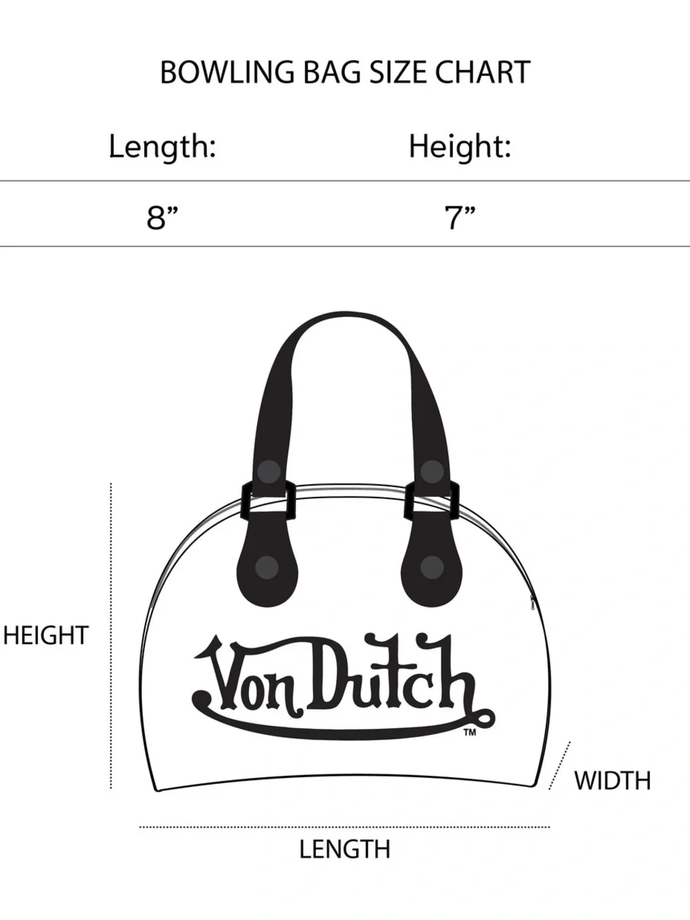 Von Dutch Furry Light Pink with Hot Pink Lettering Bowling Bag Purse - Picture 12 of 12